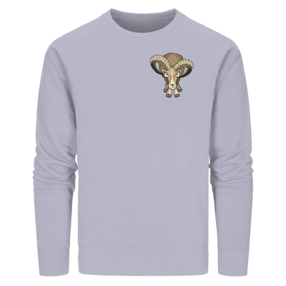 Bockiges Mufflon Widder Schafbock - Organic Basic Unisex Sweatshirt