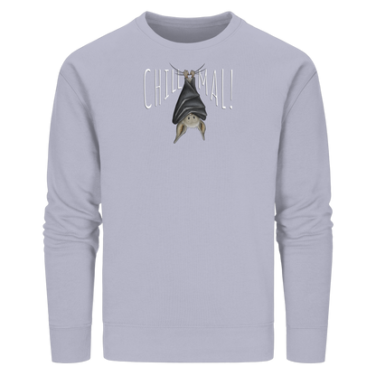Chill Mal gemütliche Fledermaus - Organic Basic Unisex Sweatshirt