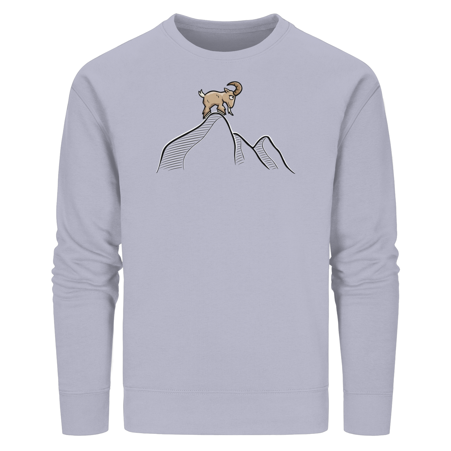 Ziegenbock in den Bergen - Organic Basic Unisex Sweatshirt
