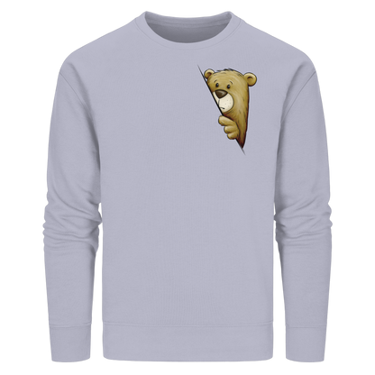 Funky Bär Illustration - Organic Basic Unisex Sweatshirt