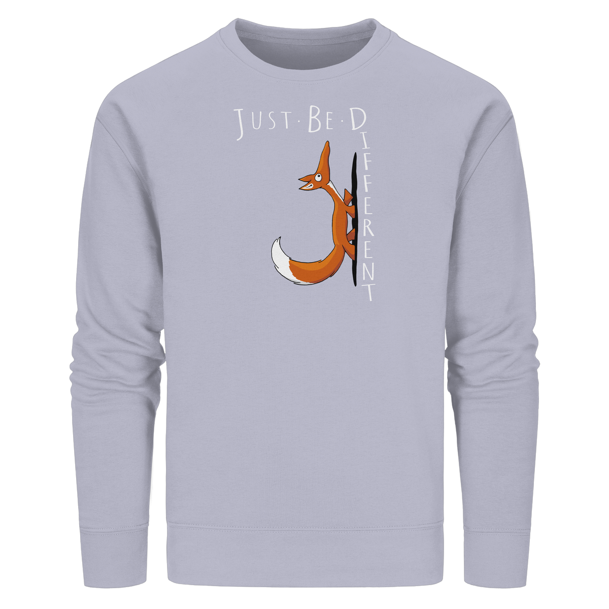 Just Be Different | Sei Anders, kleiner Fuchs - Organic Basic Unisex Sweatshirt