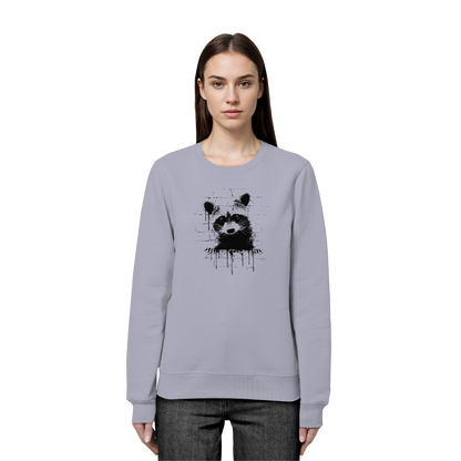 Funky Street Art Waschbär - Organic Basic Unisex Sweatshirt
