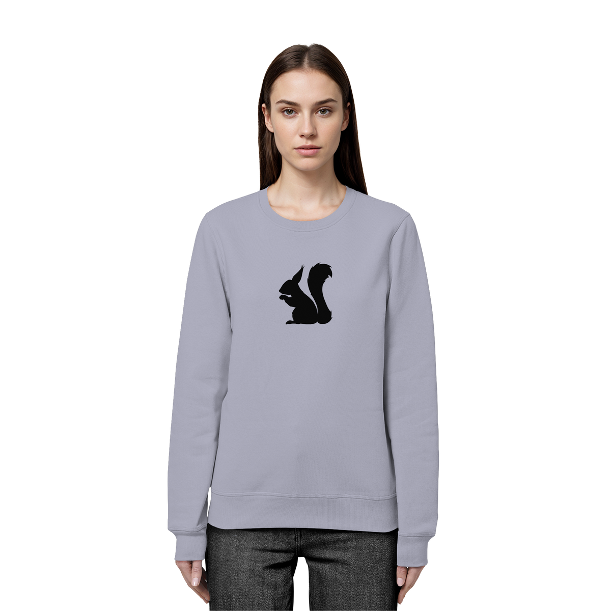 Eichhörnchen Silhouette - Organic Basic Unisex Sweatshirt