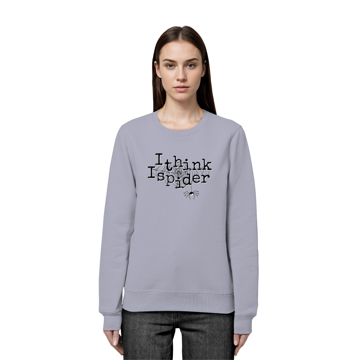 I think I spider - Spinne - Organic Basic Unisex Sweatshirt