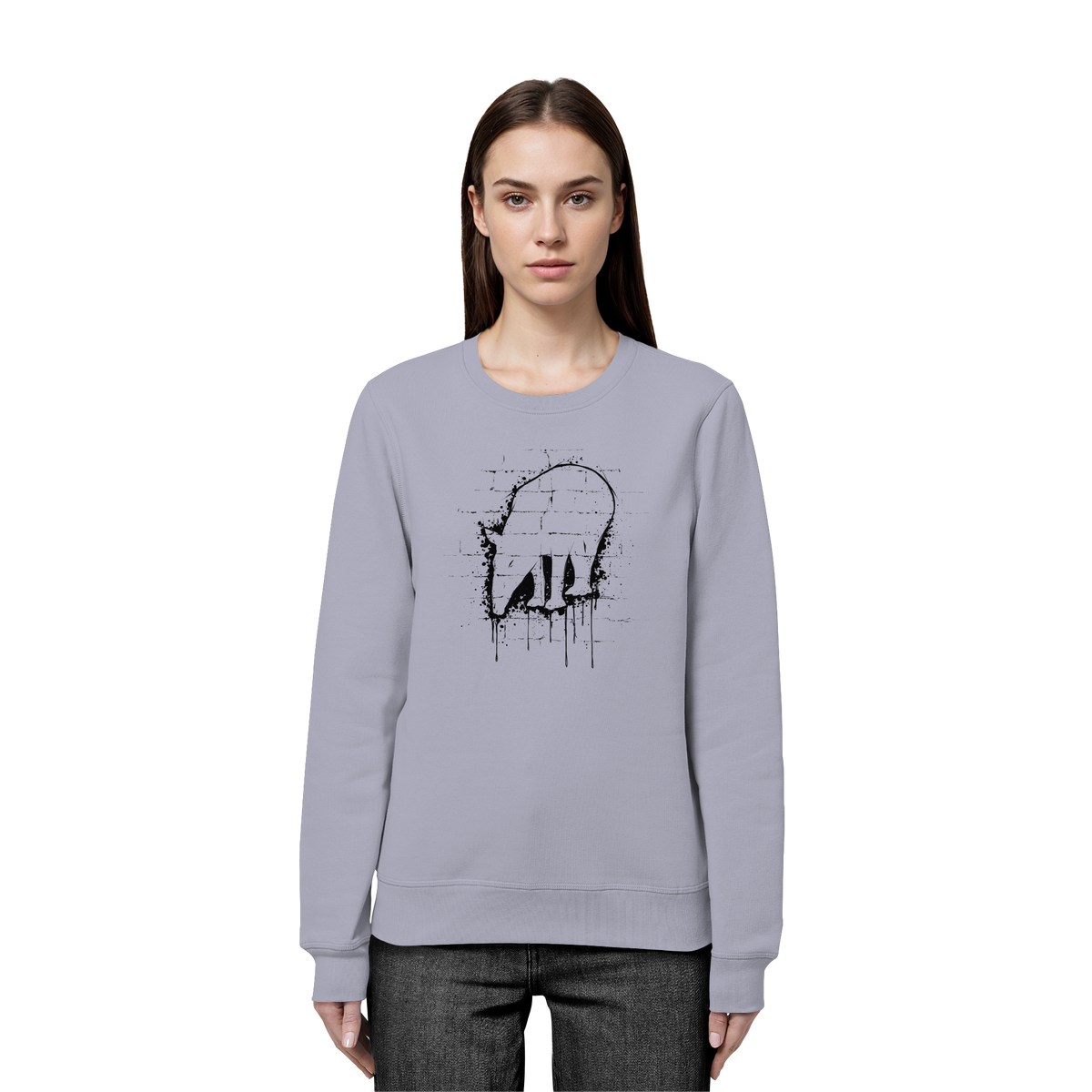 Urban Street Art Tapir Silhouette - Organic Basic Unisex Sweatshirt