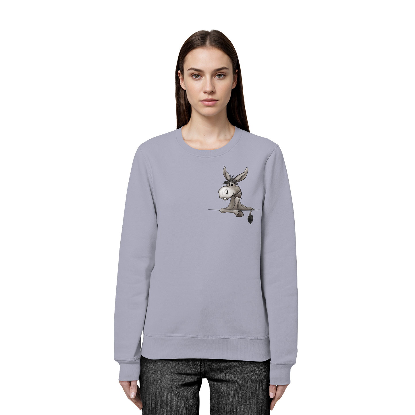 Lustiger lässiger Esel - Organic Basic Unisex Sweatshirt