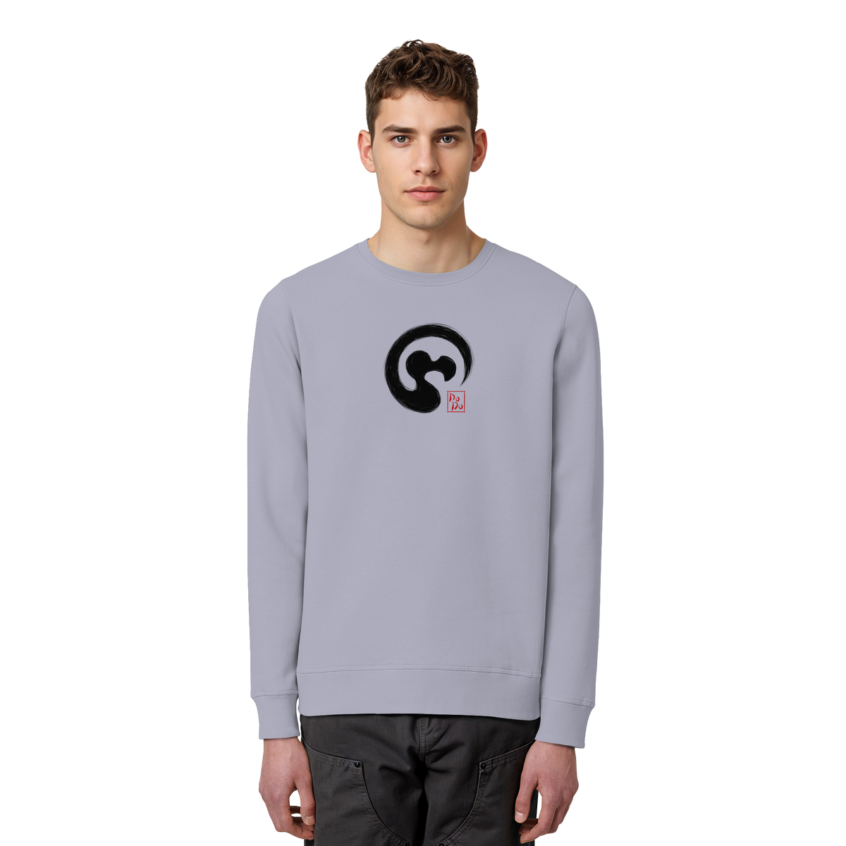 Zen Dodo im japanischen Enso Kreis - Organic Basic Unisex Sweatshirt