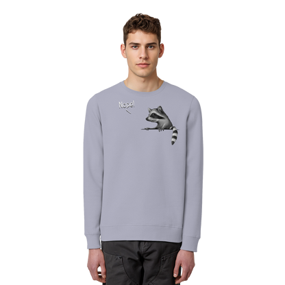 Nope! Frecher verwegener Waschbär - Organic Basic Unisex Sweatshirt
