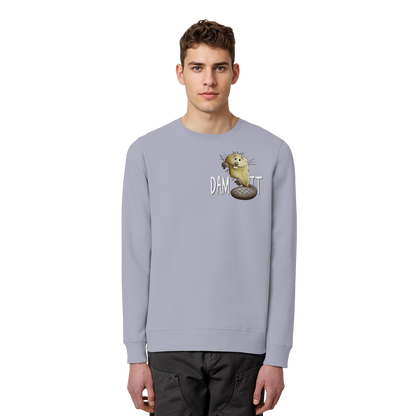 Dam It Verdammt Lustiger Biber - Organic Basic Unisex Sweatshirt