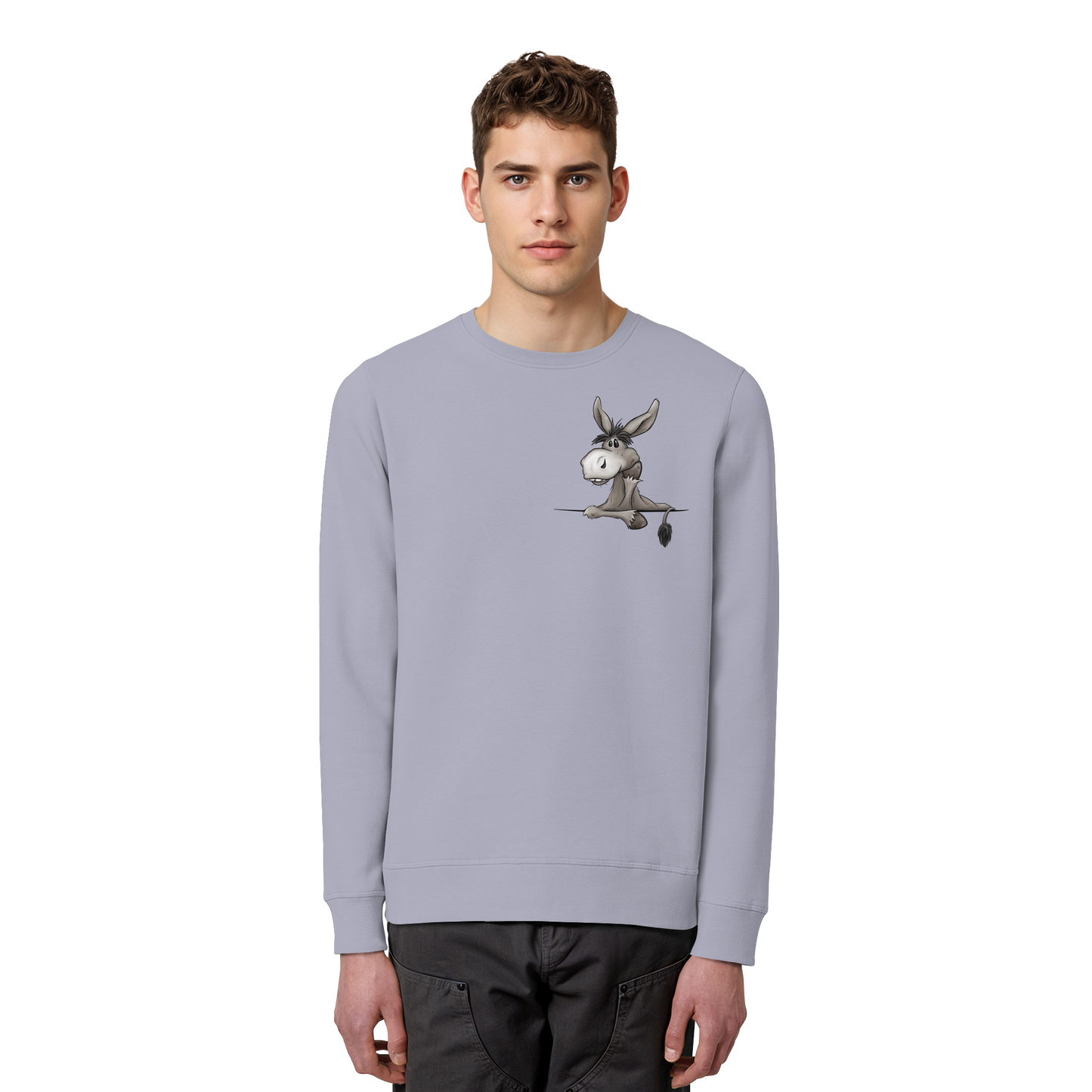 Lustiger lässiger Esel - Organic Basic Unisex Sweatshirt