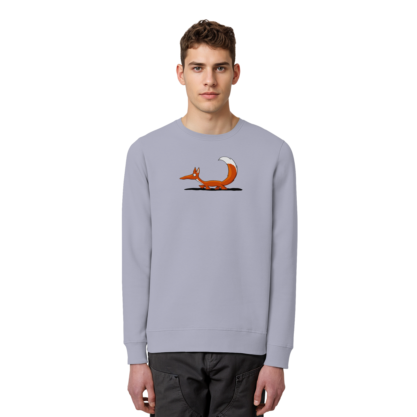 Lässiger cooler Fuchs | Mr. Fox, der Schleicher - Organic Basic Unisex Sweatshirt