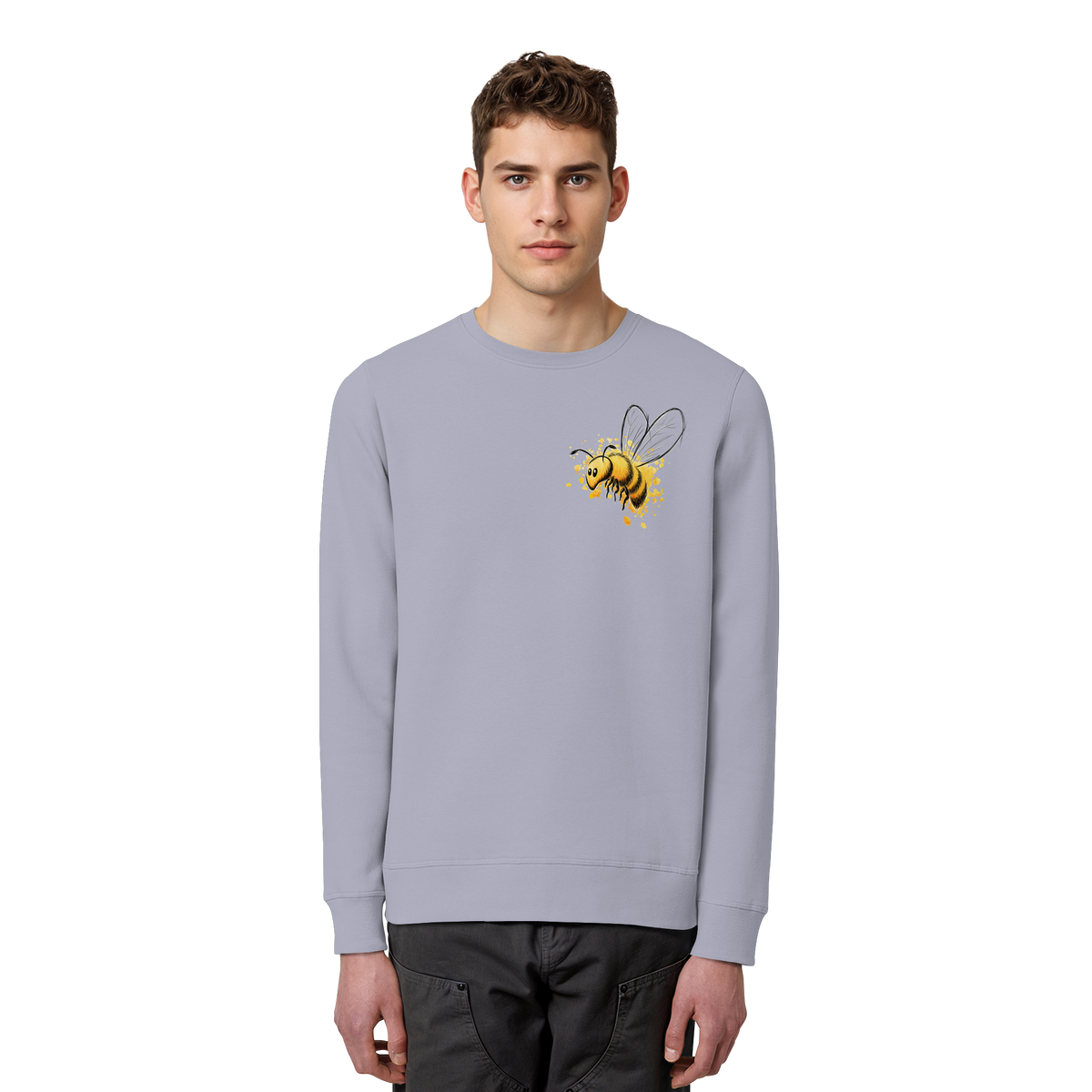 Lässige kleine Honig-Biene - Organic Basic Unisex Sweatshirt