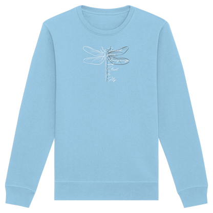Breite die Flügel aus und flieg los | Libelle - Organic Basic Unisex Sweatshirt