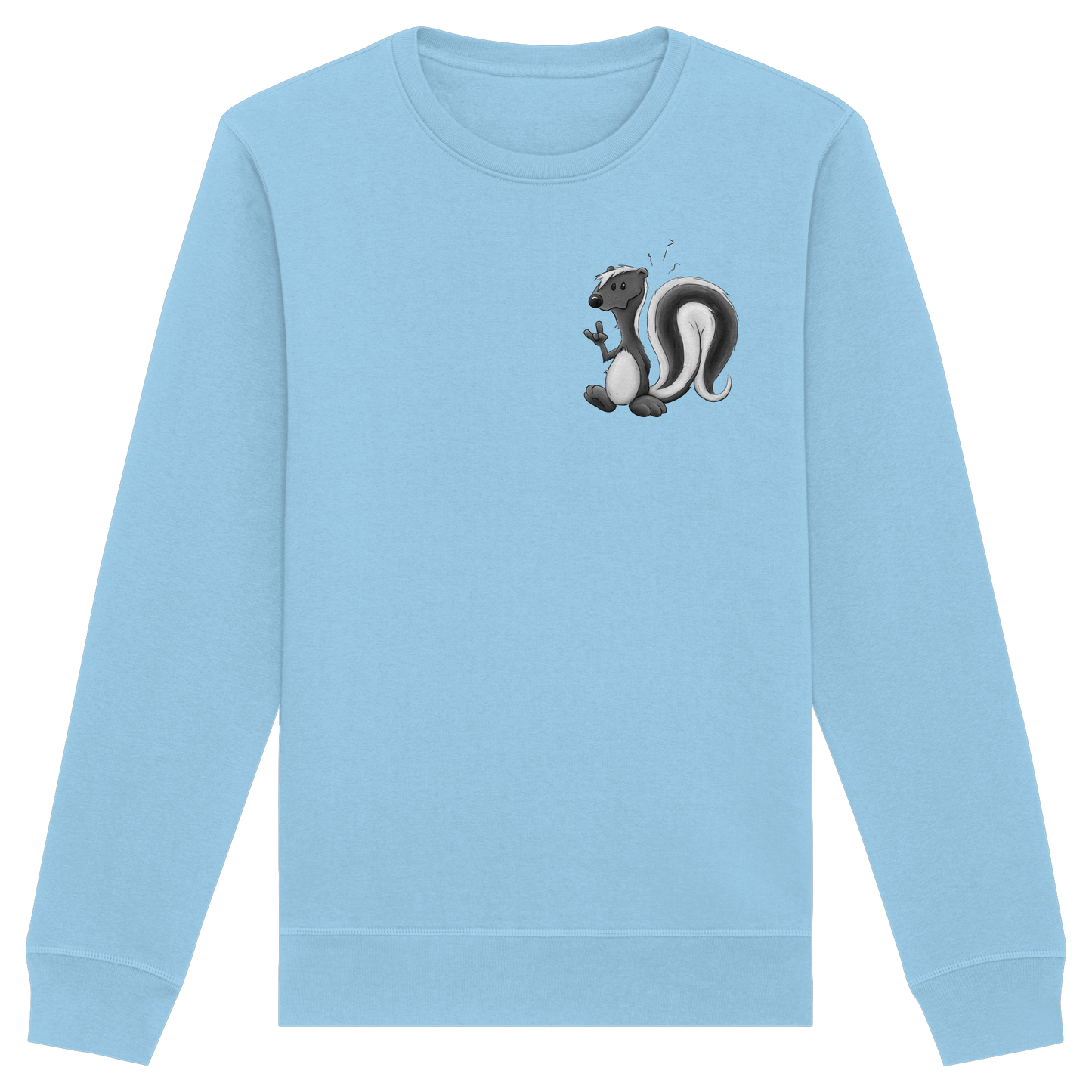 Lustig stinkiges Stinktier - Organic Basic Unisex Sweatshirt