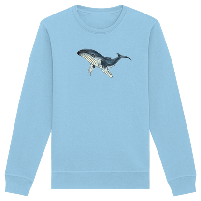 Tiefsee Ozean-Riese Buckelwal - Organic Basic Unisex Sweatshirt