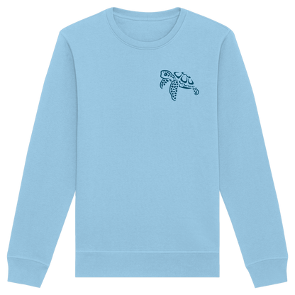 Lässig lustige Wasserschildkröte - Organic Basic Unisex Sweatshirt