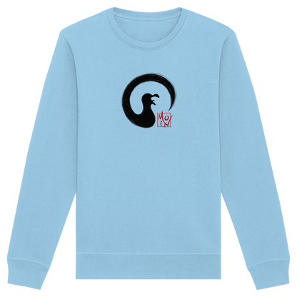 Moin kreischende japanische Enso Möwe - Organic Basic Unisex Sweatshirt