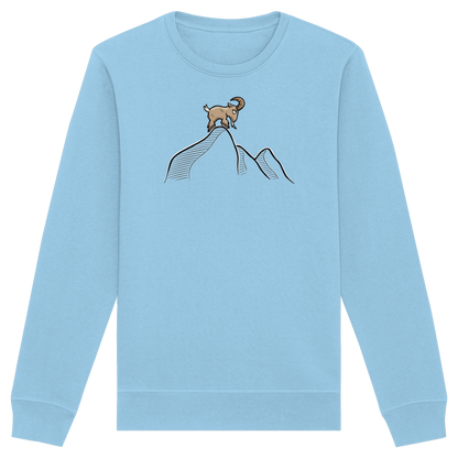 Ziegenbock in den Bergen - Organic Basic Unisex Sweatshirt
