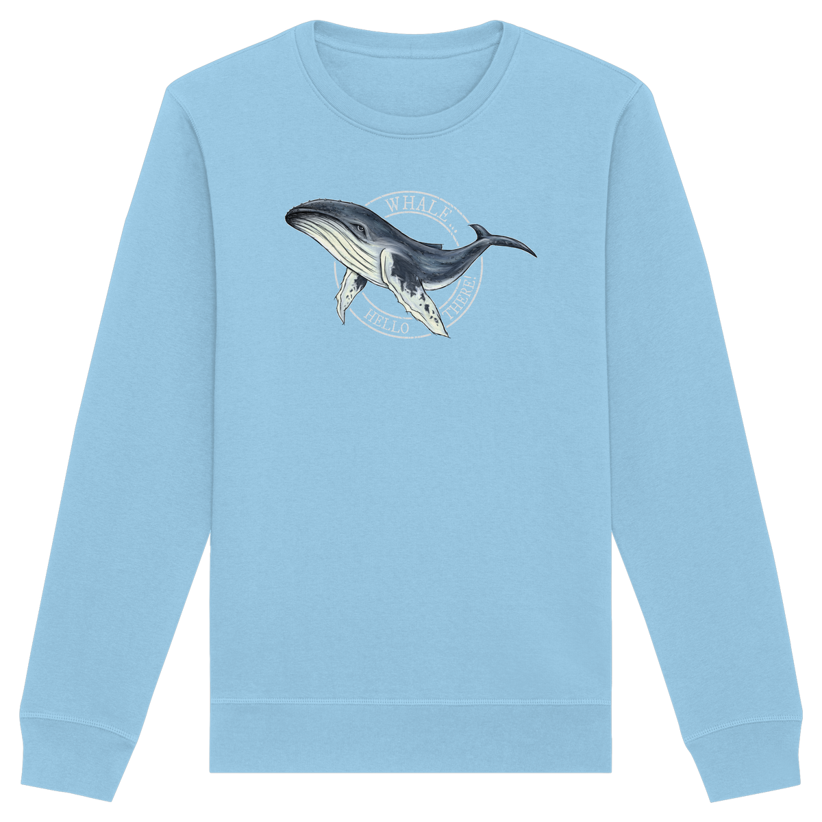 Whale, Hello There | Buckelwal - Organic Basic Unisex Sweatshirt