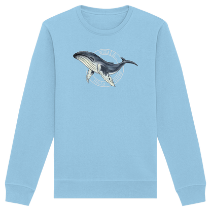 Whale, Hello There | Buckelwal - Organic Basic Unisex Sweatshirt