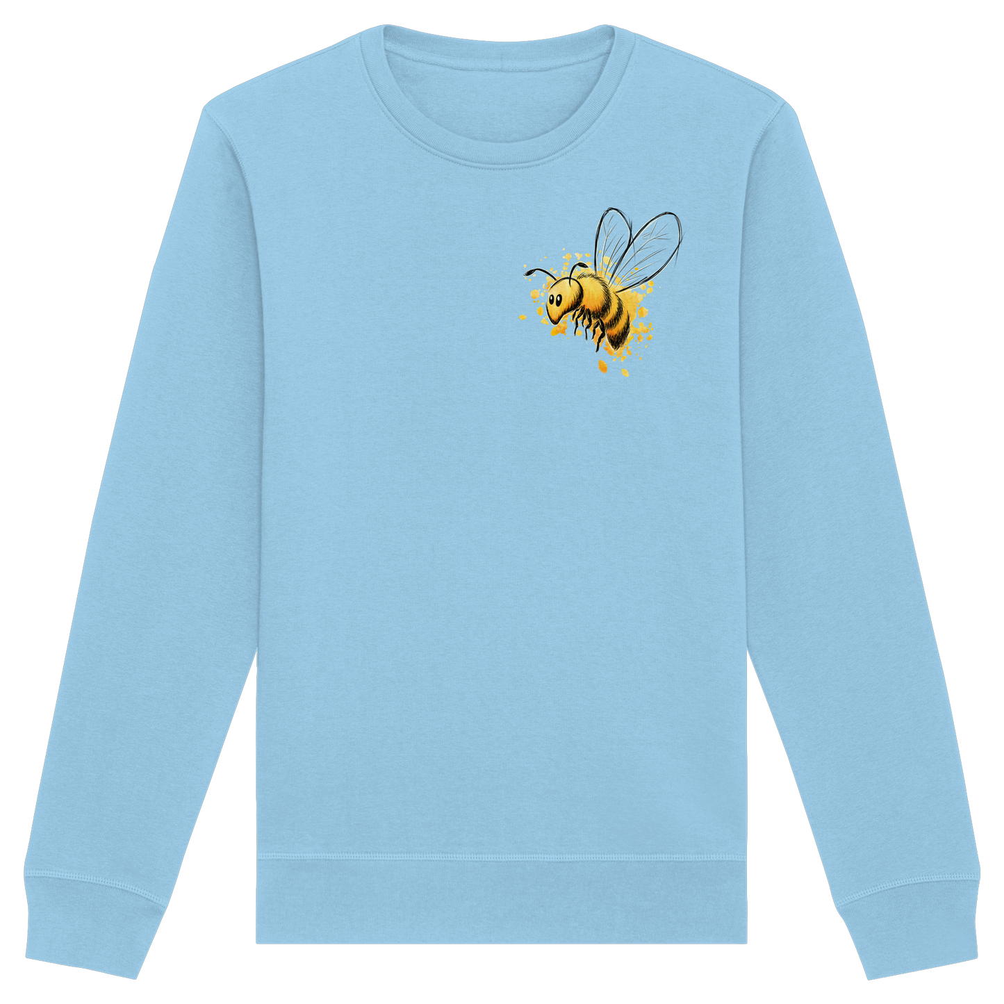 Lässige kleine Honig-Biene - Organic Basic Unisex Sweatshirt