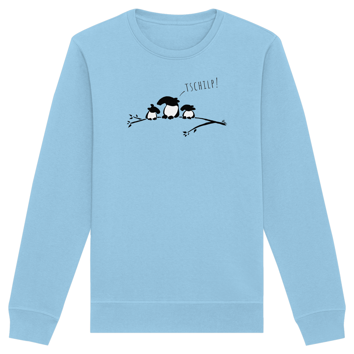 Drei kleine Tapir-Vögel - Organic Basic Unisex Sweatshirt