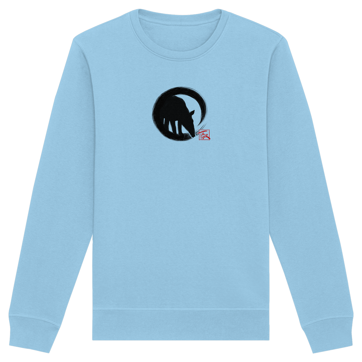 Zen Tapir im japanischen Enso Kreis - Organic Basic Unisex Sweatshirt