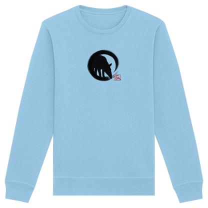 Zen Tapir im japanischen Enso Kreis - Organic Basic Unisex Sweatshirt