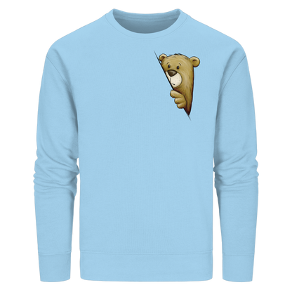 Funky Bär Illustration - Organic Basic Unisex Sweatshirt