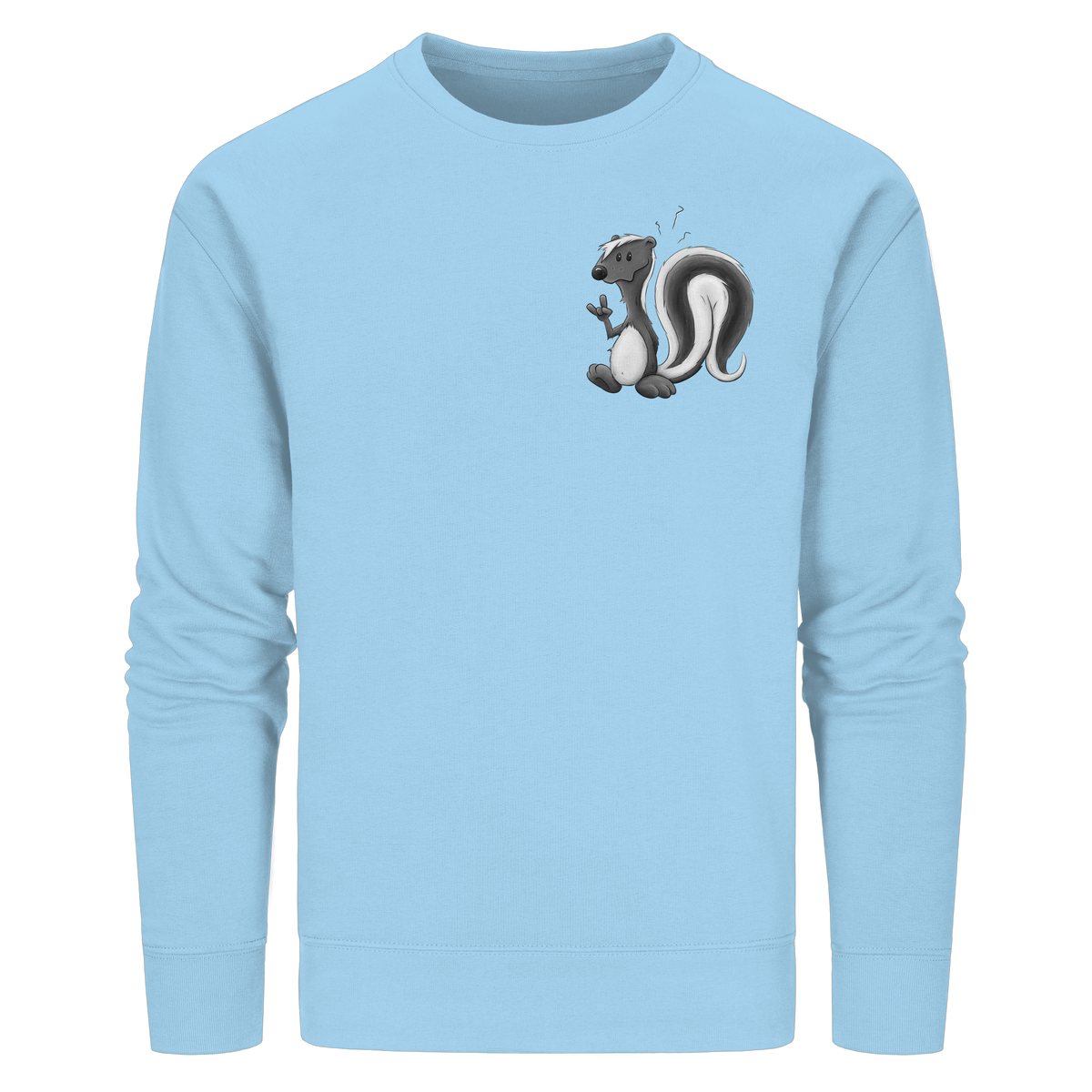 Lustig stinkiges Stinktier - Organic Basic Unisex Sweatshirt