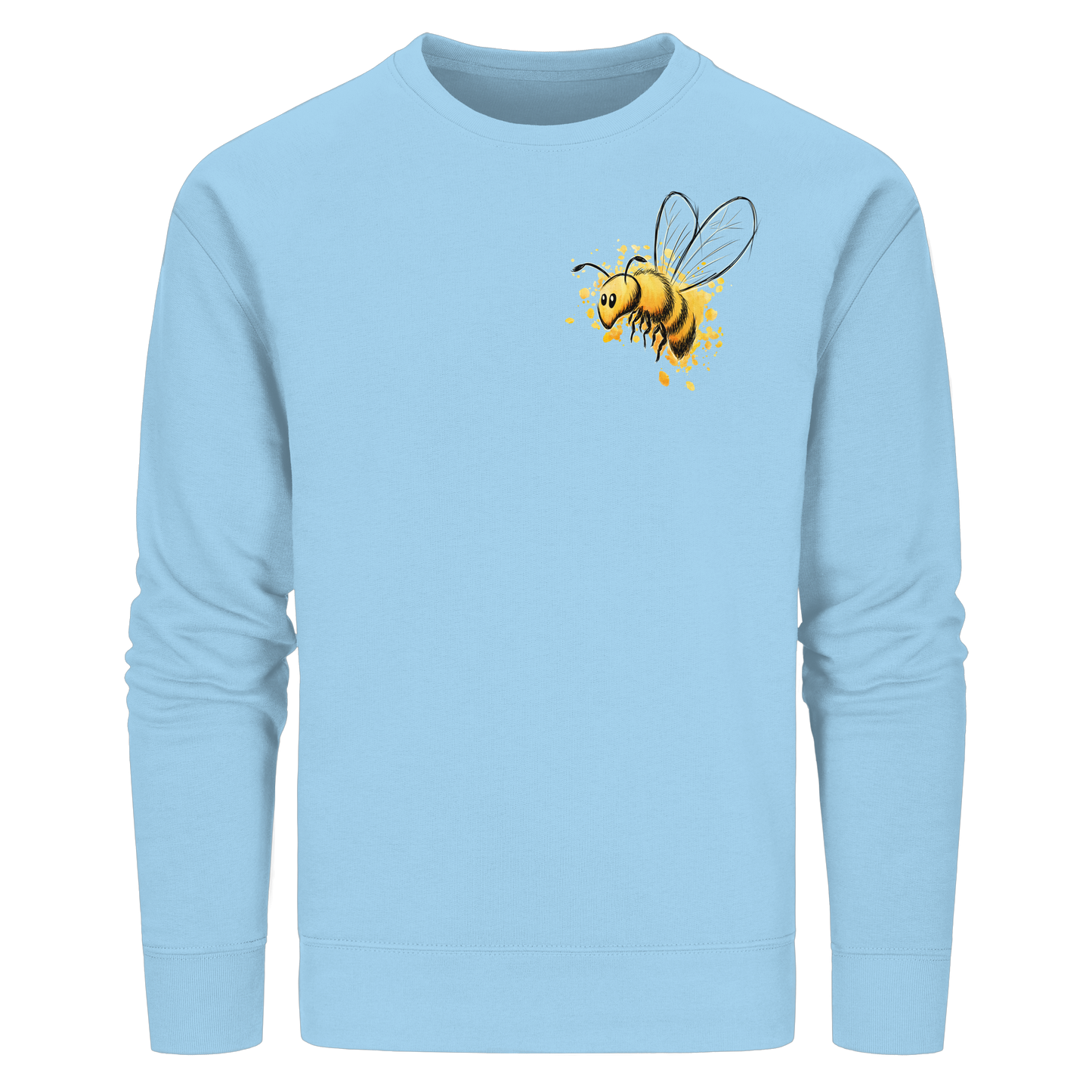 Lässige kleine Honig-Biene - Organic Basic Unisex Sweatshirt