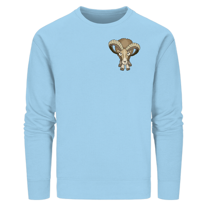 Bockiges Mufflon Widder Schafbock - Organic Basic Unisex Sweatshirt