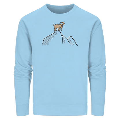 Ziegenbock in den Bergen - Organic Basic Unisex Sweatshirt