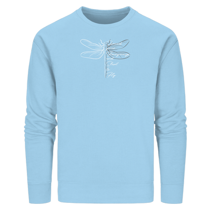 Breite die Flügel aus und flieg los | Libelle - Organic Basic Unisex Sweatshirt