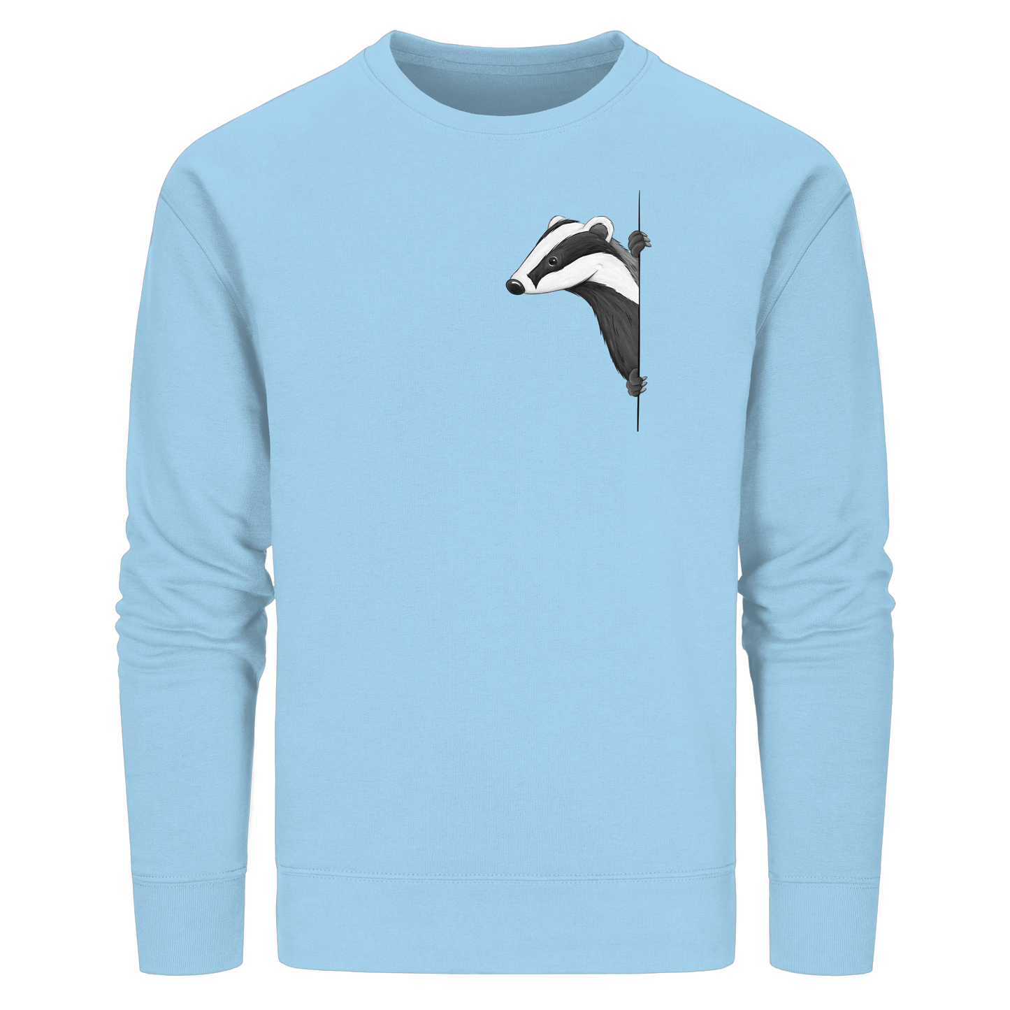Lässiger Dachs Meister Grimbart - Organic Basic Unisex Sweatshirt