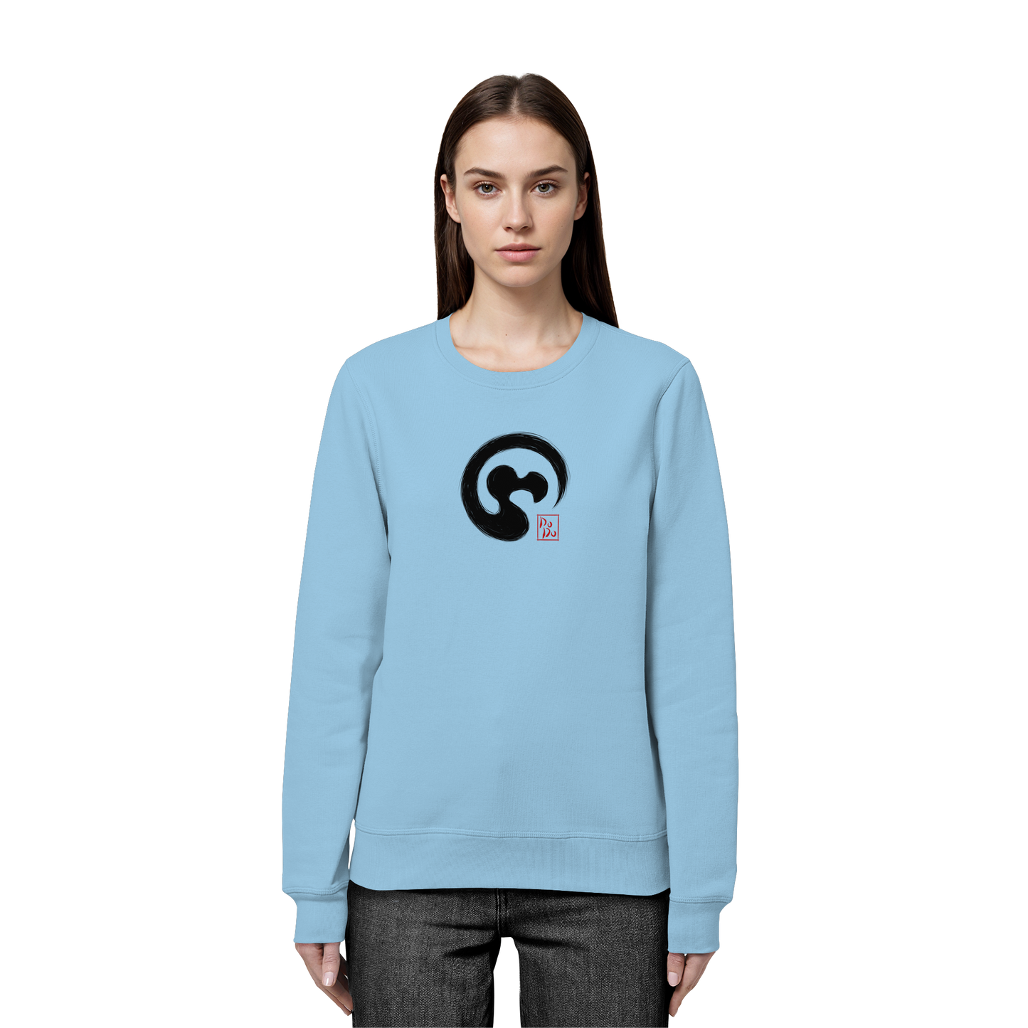 Zen Dodo im japanischen Enso Kreis - Organic Basic Unisex Sweatshirt