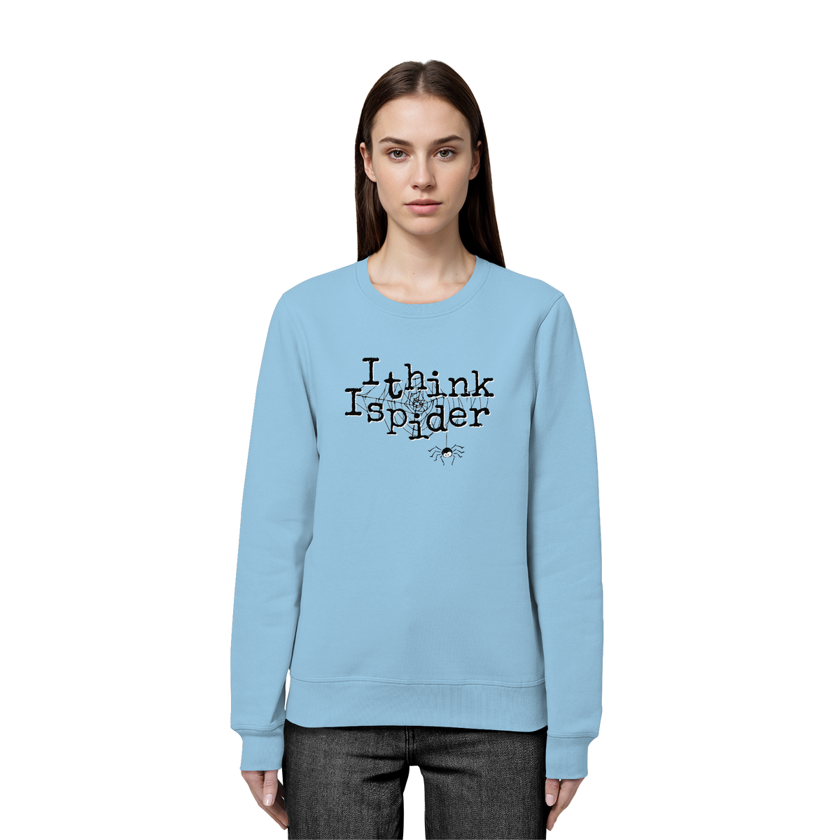 I think I spider - Spinne - Organic Basic Unisex Sweatshirt