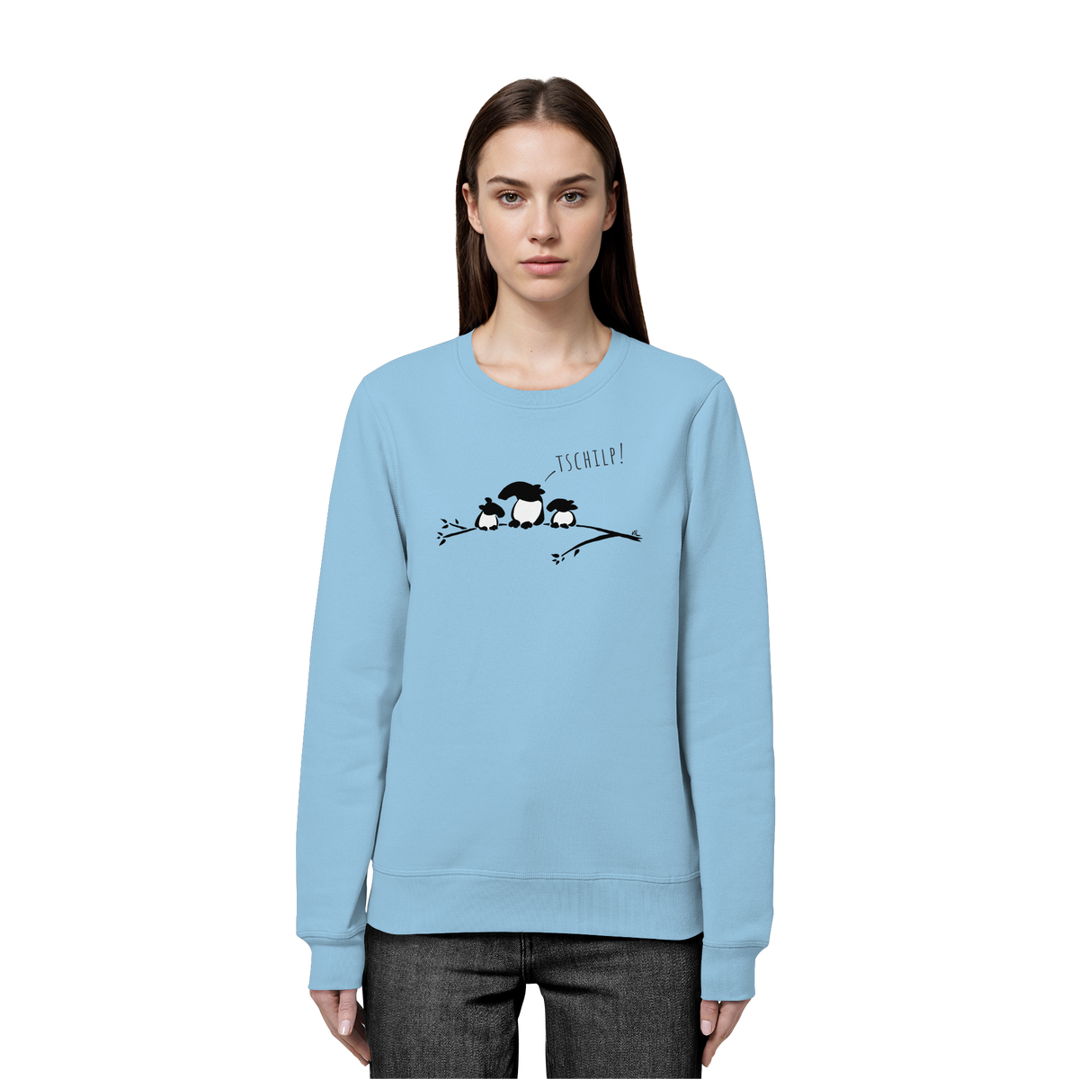 Drei kleine Tapir-Vögel - Organic Basic Unisex Sweatshirt