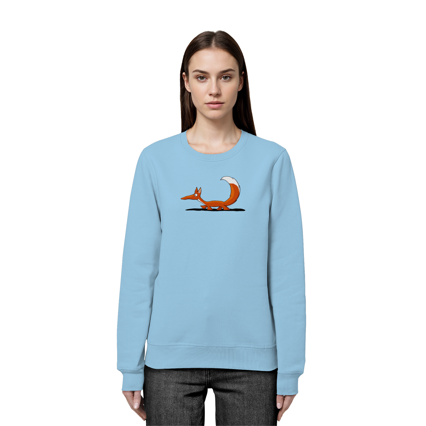 Lässiger cooler Fuchs | Mr. Fox, der Schleicher - Organic Basic Unisex Sweatshirt