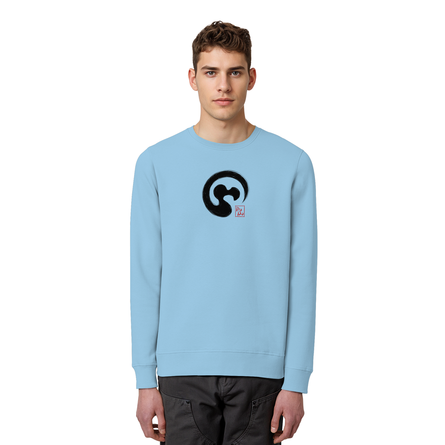 Zen Dodo im japanischen Enso Kreis - Organic Basic Unisex Sweatshirt