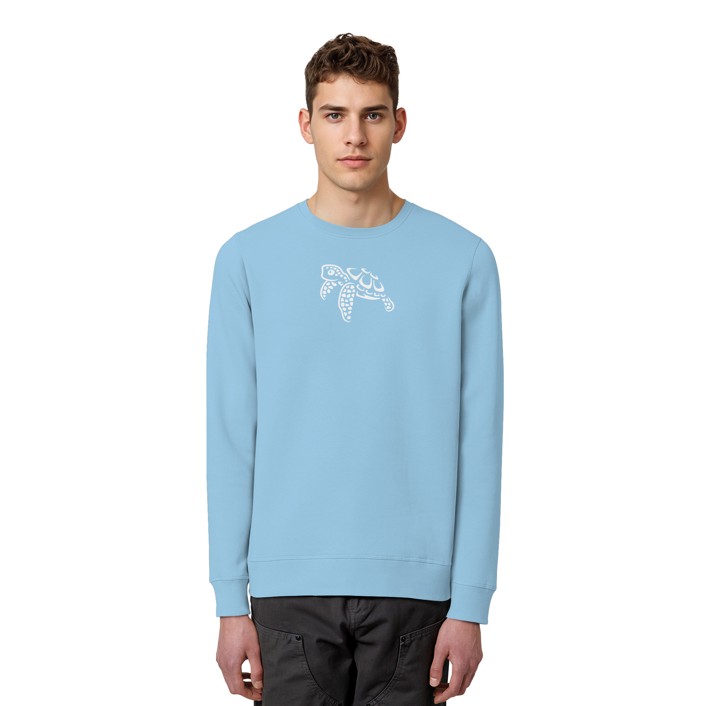 schwimmende Meeres-Schildkröte - Organic Basic Unisex Sweatshirt