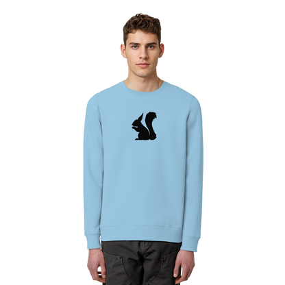 Eichhörnchen Silhouette - Organic Basic Unisex Sweatshirt