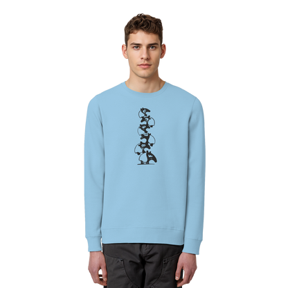 Lustiger Haufen aus Schabracken-Tapiren - Organic Basic Unisex Sweatshirt