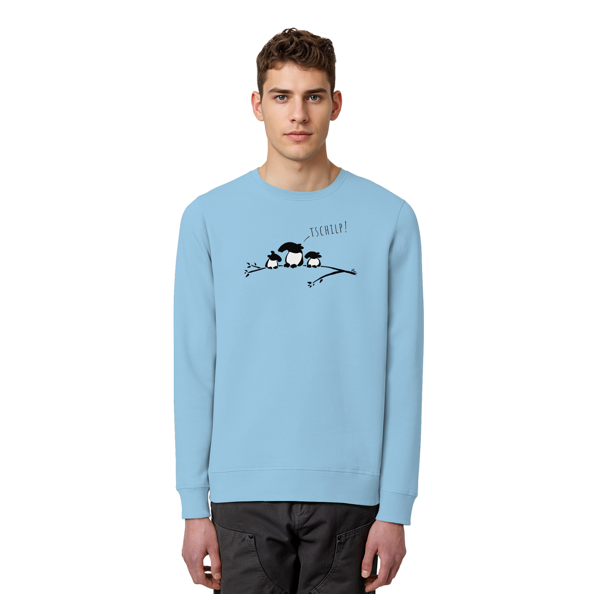 Drei kleine Tapir-Vögel - Organic Basic Unisex Sweatshirt