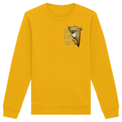 Unbearable – Unerträglich Bär - Organic Basic Unisex Sweatshirt