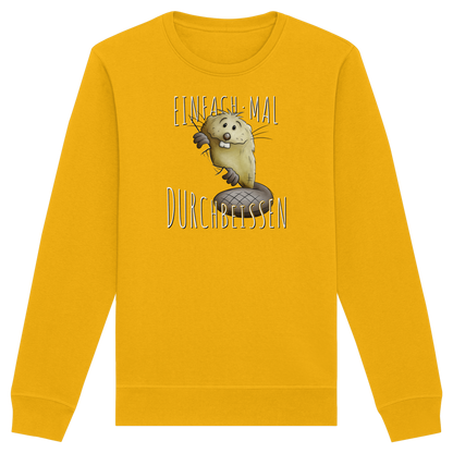 Einfach mal Durchbeissen Biber - Organic Basic Unisex Sweatshirt