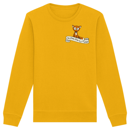 Oh For Fox Sake – Um Fuchses Willen - Organic Basic Unisex Sweatshirt