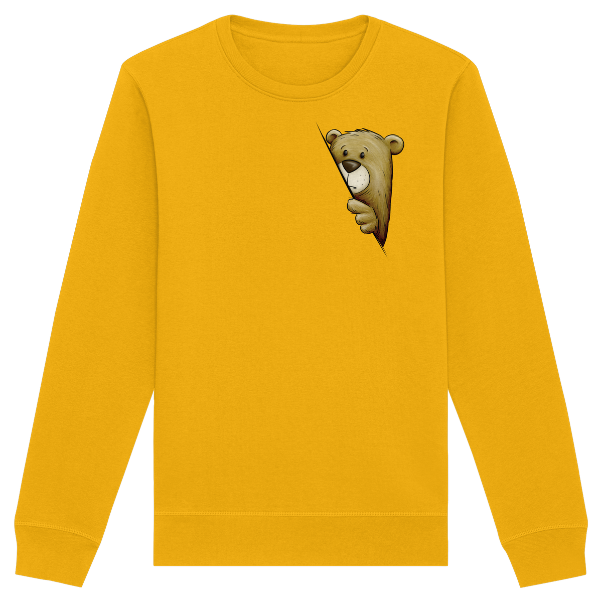 Funky Bär Illustration - Organic Basic Unisex Sweatshirt