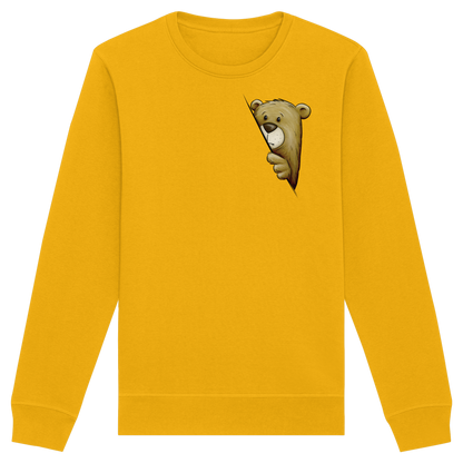 Funky Bär Illustration - Organic Basic Unisex Sweatshirt