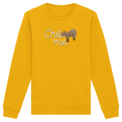 Chill Mal schläfriger Braunbär - Organic Basic Unisex Sweatshirt